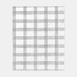 Rustikale Geometrie Moderne Minimalistische Karier Fleecedecke