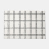 Rustikale Geometrie Moderne Minimalistische Karier Fußmatte (Vorderseite)