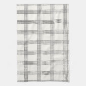 Rustikale Geometrie Moderne Minimalistische Karier Geschirrtuch (Vertikal)