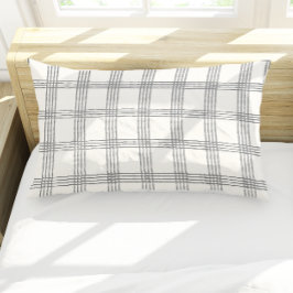 Rustikale Geometrie Moderne Minimalistische Karier Kissenbezug