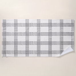 Rustikale Geometrie Moderne Minimalistische Karier Strandtuch