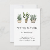 Rustikale gepunktete Pflanze, die wir angekündigt Einladung (Vorderseite)