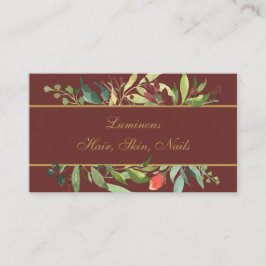 Rustikale Gerahmte florale Visitenkarte an der Gre