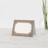 Rustikale Gerahmte Mitteilungskarten (Vorderseite)