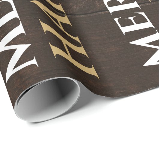 Rustikale Geschenkboxen, Weihnachten Geschenkpapier (Rolleneckpunkt)