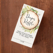 Rustikale, geschlechtsneutrale Windelraffinerie Begleitkarte