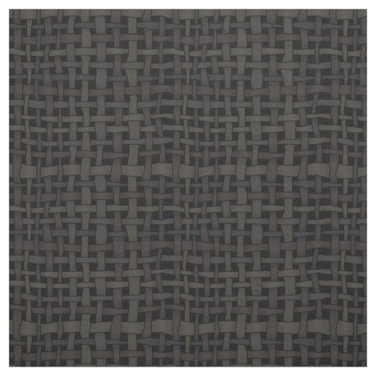 Rustikale gesponnene elegante schwarze Leinwand Stoff (Muster)