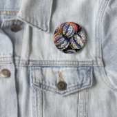 Rustikale gestreifte Kürbisse Button (Beispiel)