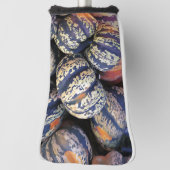 Rustikale gestreifte Kürbisse Golf Headcover (Rotieren 90)