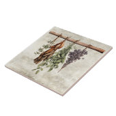 Rustikale getrocknete Kräuter Imitate Textur Fliese (Seite)