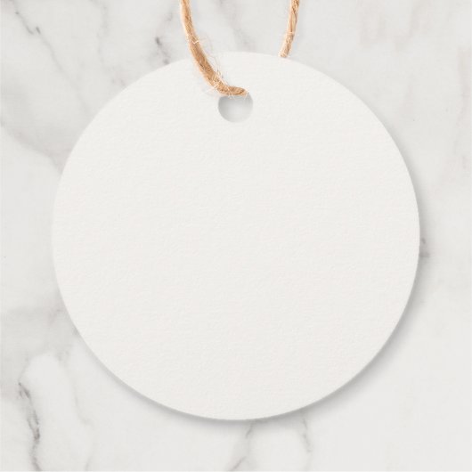 Rustikale Geweih Blütendusche Geschenkanhänger (Rückseite)