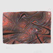 Rustikale, gewellte Schlagstöcke mit Rauchschatten Golfhandtuch (Horizontal)