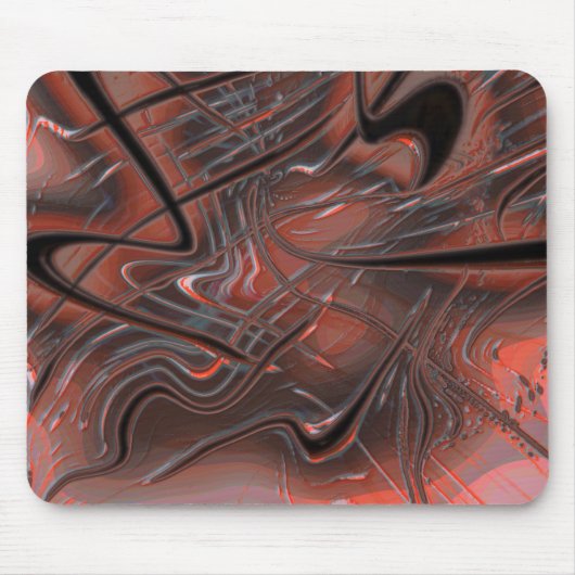 Rustikale, gewellte Schlagstöcke mit Rauchschatten Mousepad (Vorne)