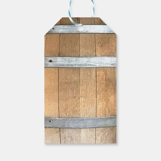 Rustikale Gift-Tags Geschenkanhänger (Rückseite)