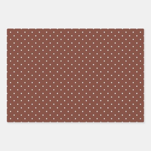 Rustikale Gingham und Polka Dots Geschenkpapier Set (Vorderseite 2)
