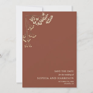 Rustikale Giovanni Terracotta Wedding Rett The Dat Save The Date