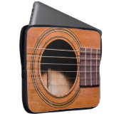 Rustikale Gitarre Laptopschutzhülle (Vorne Rechts)