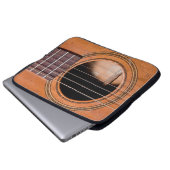 Rustikale Gitarre Laptopschutzhülle (Vorne Knopf)