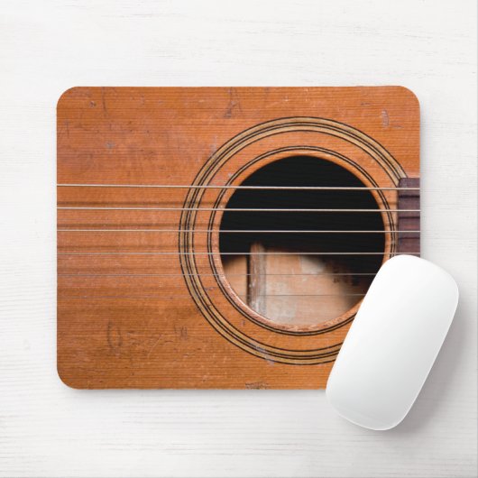 Rustikale Gitarre Mousepad (Mit Mouse)