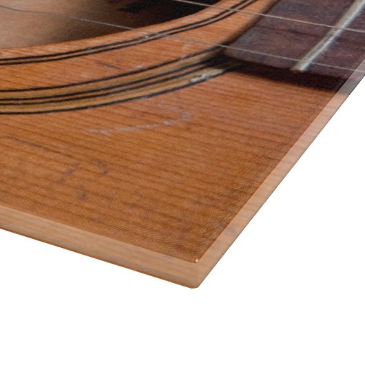 Rustikale Gitarre Schneidebrett (Ecke)