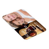 Rustikale Gitarrenmusik Land Modern Save the Date Magnet (Rechte Seite)