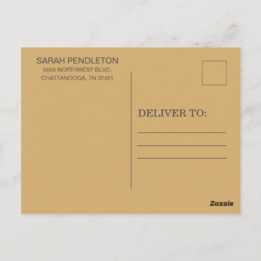 Rustikale Glam Gold String Lights Engagement Party Postkarte (Rückseite)