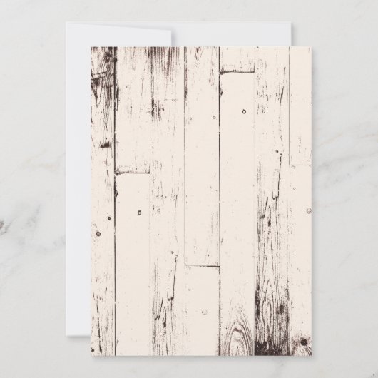 Rustikale Glam Rose Gold Pink Gray Sweet 16 Party Einladung (Rückseite)