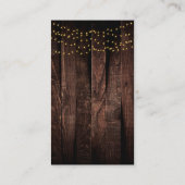 Rustikale Gold Anker Baby Dusche Begleitkarte (Rückseite)