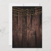 Rustikale Gold Anker Baby Dusche Einladung (Rückseite)