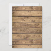 Rustikale Gold Anker String Lights Barn Baby Dusch Einladung (Rückseite)