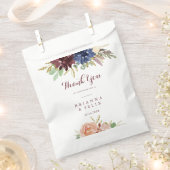 Rustikale Gold Blätter und Blumendanken für Ihre H Geschenktütchen (Ausgeschnitten)