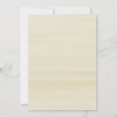 Rustikale Gold Glitzer Floral Brautparty Card Einladung (Rückseite)