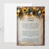 Rustikale Goldene Stunde Ansammlungen Einladung (Vorne/Hinten)