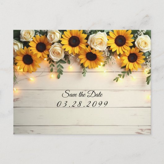 Rustikale Goldene Stunde Ansammlungen Feiertagspostkarte (Vorderseite)