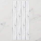 Rustikale Goldfeinde | Elegante Wedding Rackcard Programm (Rückseite)