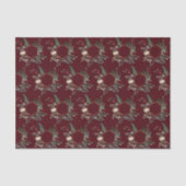 Rustikale Goldrahmen Berry Pinecone Weinroute Mend Seidenpapier (Vorderseite)