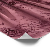 Rustikale Gothic Skelettheirat Poster (Ecke)