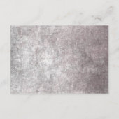 Rustikale gotische Farben Halloween-Details Begleitkarte (Rückseite)