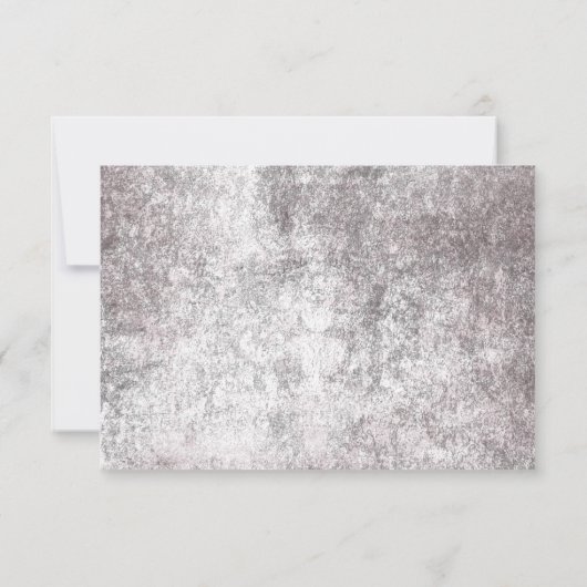 Rustikale gotische Farben Halloween QR Code RSVP Karte (Rückseite)