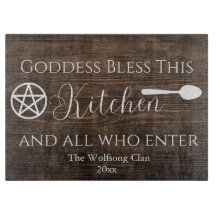 Rustikale Göttin Bless Pagan Hexe