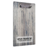 Rustikale Grauholztextur und Holzbearbeitung Klemmbrett (Rechts)