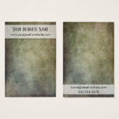 Rustikale Green Yellow Earring Holder Display Card (Vorne & Hinten)