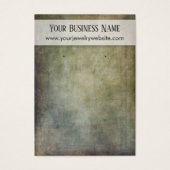 Rustikale Green Yellow Earring Holder Display Card (Vorderseite)