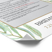 Rustikale Greenery Foto Prop Poster Rahmen (Ecke)