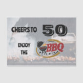 Rustikale GRILLEN Gril Seidenpapier (Vorderseite)