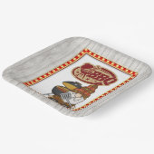 Rustikale GRILLEN Pappteller (Gewinkelt)