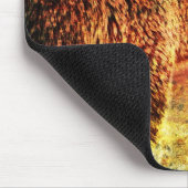 Rustikale Grizzlybär-Kunst-Mausunterlage Mousepad (Ecke)