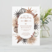 Rustikale Große Feier Einladung (Stehend Vorderseite)