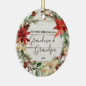 Rustikale Großmutter-u. Großvater-erste Keramik Ornament (Rechts)