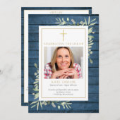 Rustikale Grünanlage Christlicher Bestattungsauftr Programm (Vorne/Hinten)